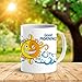 Cortunex Color Changing Mug | Heat Changing Mug | 11 oz Ceramic Mug | Sun And Moon Design