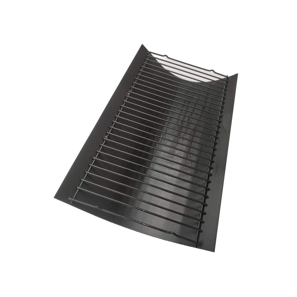 Votenli PZ3508 (1-Pack) Steel Ash Pan with Wire Grate for Chargriller Charcoal Grill 1224, 1324, 2121, 2222, 2727, 2828, 2929, Chargriller 200048,Charbroil 1730205