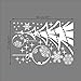BooDecal Christmas Decorations Hanging Balls Shinning Stars Snowflakes and White Christmas Tree for Home Shop Window Coverings Decor Wall Decals Stickers Holiday Celebration Presents