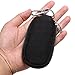 Hipiwe Essential Oil Key Chain Carrying Case - Holds 10 5/8 Dram (2 ml) Vials Bottles - Portable Essential Oils Keychain Pouch Kit Travel Bag for Oil Bottles(without bottles) (Black)