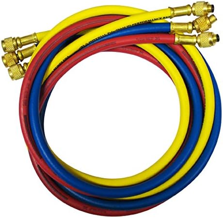 Imperial Tool 805MRS Charging Hose, Polar Shield, B, Y, R, 60"