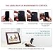 Digital Photo Frame 8 Inch - 4:3 Digital Picture Frame Calendar Clock Function Wooden Digital Frame Bsimb SW02 (Brown)…