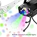KINGTOP Disco Party Lights DJ Stage Led Strobe Lights with Remote Control Sound Activated Color Rotating for Home Birthday Karaoke DJ Parties Night Lighting (Black)