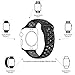 Ocydar Apple Watch Band 38mm, Soft Silicone Nike+ Sport Style Replacement iWatch Strap Band for Apple Watch Series 1 Series 2, Apple Watch Nike+, S/M Size - Black / Cool Gray