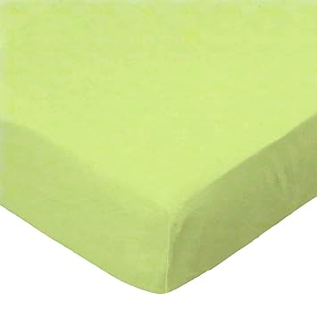 lime green crib sheet