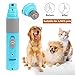 keepwe Pet Nail Grinder Electric Paw Trimmer Clipper Portable & Rechargeable Gentle Painless Paws Grooming Trimming Shaping Smoothing Ultra Quiet pet Nail Grinder (Blue)