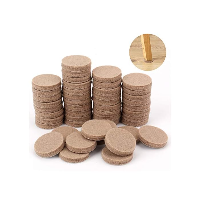 Buy Felt Pads (48 Pieces) Heavy Duty Adhesive Felt Pads Protect