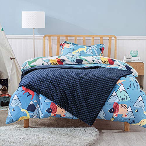 Bedsure Weighted Blanket for Kids with Removable Duvet Cover (41×60