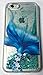 IPhone 7 Case, YogaCase Liquid Glitter Back Protective Cover (Mermaid Tale)