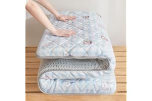 Queen Guest Mattress for Floor,Japanese Sleeping Mat,Foldable Roll Up Full Size Futon Mattress,Thick Sofa Bed,Portable Soft D