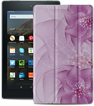 Amazon Fire HD 8 Case (2017 /2016 Released, 7th/ 6th Generation) -NUYEA Ultra Slim Lightweight PU Leather Folio Case with Smart Auto Wake/Sleep for 2017 All-New Amazon Fire HD 8(G)