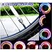 Pellor Waterproof Shockproof 5 LED 7 Mode Cycling Bike Motor Car Tire Spoke Valve Wheel Cap Alarm LED Neon Light Lamp