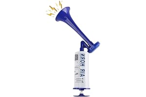 OUFFUN Handheld Air Horn, Noise Makers for Sporting Events, Aluminum Super Loud Football Noise Maker Air Pump Sports And Marine Signal Safety Alarm Horns for Boating, Hiking, Sports Events, Birthday Parties