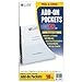 C-Line Self-Adhesive Add-On Filing Pockets, 8-3/4 x 5-1/8, 10 per Pack (70185)