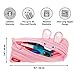 ZIPIT Animals Pencil Case for Kids, Holds Up to 30 Pens, Machine Washable, Made of One Long Zipper! (Bunny)
