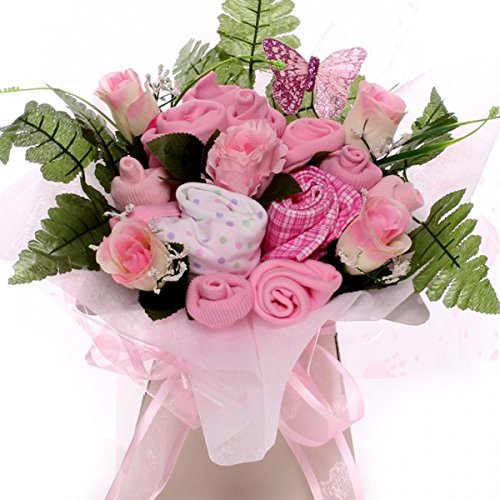 Baby Clothing Bouquet With Pyjamas Baby Girl Pyjamas Baby Bouquet