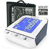 Blood Pressure Monitor - High Accuracy Automatic Upper Arm Premium Machine - iProvèn BPM-2244BT with App for iPhone and Android - Large BP Cuff - Best Among Top Rated Electronic Monitors and Cuffs