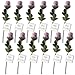 Madelaine Chocolate One Dozen Red Sweetheart Roses – Premium 1/2 OZ Solid Milk Chocolate Roses Wrapped in Italian Foils – Chocolate Flower Bouquet (Lavender, 12 Pack)thumb 2