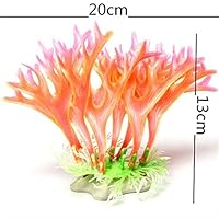 Hstore Simulated Water Grass, Aquarium Nontoxic Decorative Artificial Weeds Water Ornament Plant Fish Tank (13X20cm, Multi-Colored)