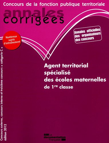 Agent territorial spécialisé des écoles maternelles de 1ère classe