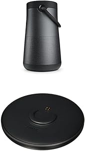 Bose SoundLink Revolve+ Portable & Long-Lasting Bluetooth 360 Speaker, Triple Black + Charging Cradle