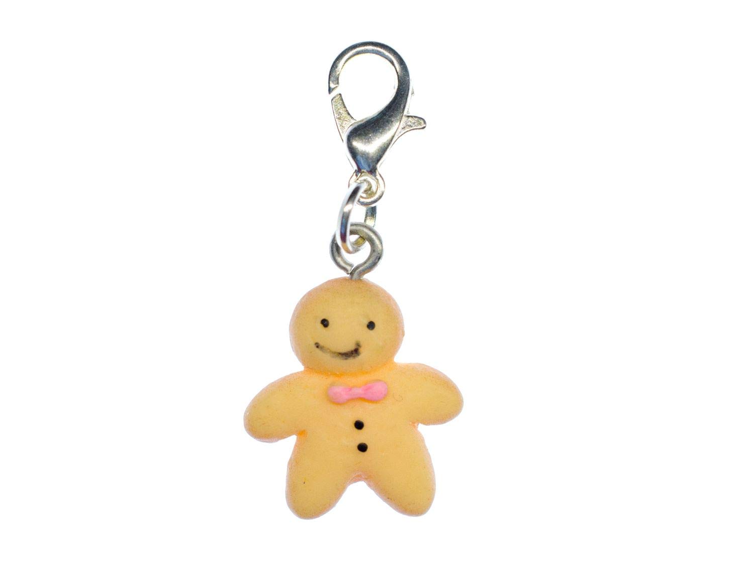 Miniblings Gingerbread Man Charm Pendant Weckmann Christmas Beige