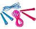 Jump Rope for Kids (2 Pack) - Set of 2 9ft Adjustable Skipping Ropes (Pink & Blue) for Children Jumping Games Songs and Rhymes