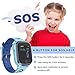 MeritSoar Kids Smart Watch Phone with GPS Tracker Smartwatch Voice Chat HD Touch Screen Camera Waterproof Kids Phone Watch Compatible with Android iOS for Boys Girls