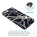 iPhone 7 Plus Case, iPhone 8 Plus Case, JAHOLAN Black Marble Design Sparkly Change Color Clear Bumper Matte TPU Soft Rubber Silicone Cover Phone Case for iPhone 7 Plus/iPhone 8 Plus