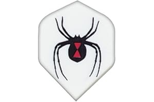 US Darts - 5 Sets (15 Flights) Black Widow, Spider Standard Dart Flights