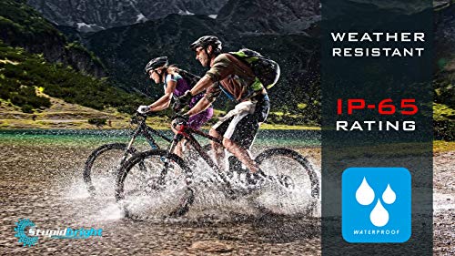 Stupidbright 8.4v Rechargeable Bicycle Battery Pack & Charger 8800mAh PCB Spare Replacement XM-L T6 - U2 - L2 LED - Universal Fit With Cree, Magic Shine, Gemini Bike Lights - 2 Year Warranty