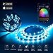 LED WiFi Controller Works with Alexa/Google Home Voice Control for 5050/3528 RGB LED Strip Lights with 16 Million Colors Change/Dimmer/Timer/Sound Activated - Free Apple/Android App Control