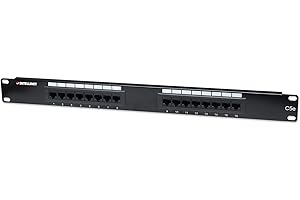 Intellinet 513548 16 Port Cat5e Patch Panel Utp