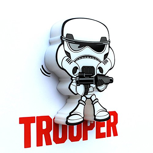 New Star Wars Mini Stormtrooper Trooper Wall Decoration 3D Deco Wall LED Night Light Art FX Room Decor