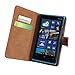 Lumia 920 Case, iCoverCase Genuine Leather Magnetic Flip [Card Slot] Wallet Cover Kickstand Case for Nokia Lumia 920 (Black)
