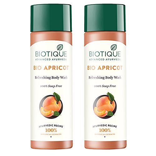 Biotique Bio Apricot Refreshing Body Wash, 190ml (Pack of 2)