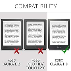kwmobile Case Compatible with Kobo Clara HD - Case