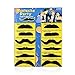 Lonfly Self Adhesive Fake Mustache,Mexican Mustache,Handlebar Mustache,Mustache Costume Party,36 Pack of Mustaches for Halloween Party