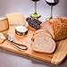  100% Organic Bamboo Cutting Board: Strong, Beautiful Two-toned 18x12 Grooved Wooden Great For Cutting, Chopping, Prepping and Serving. Comes Pre-Oiled. Cleans Easily. Eco-Friendly. Won't Dull Knives.