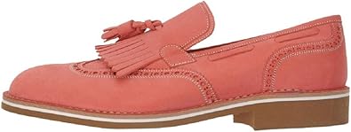 coral loafers