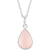 DEVMUKTI Natural Gemstone Choker Necklace | Handmade Jewelry | 925 Sterling Silver | Healing Crystal | Minimalist Necklace | Dazzling Birthday Gifts for Women | 20 inch