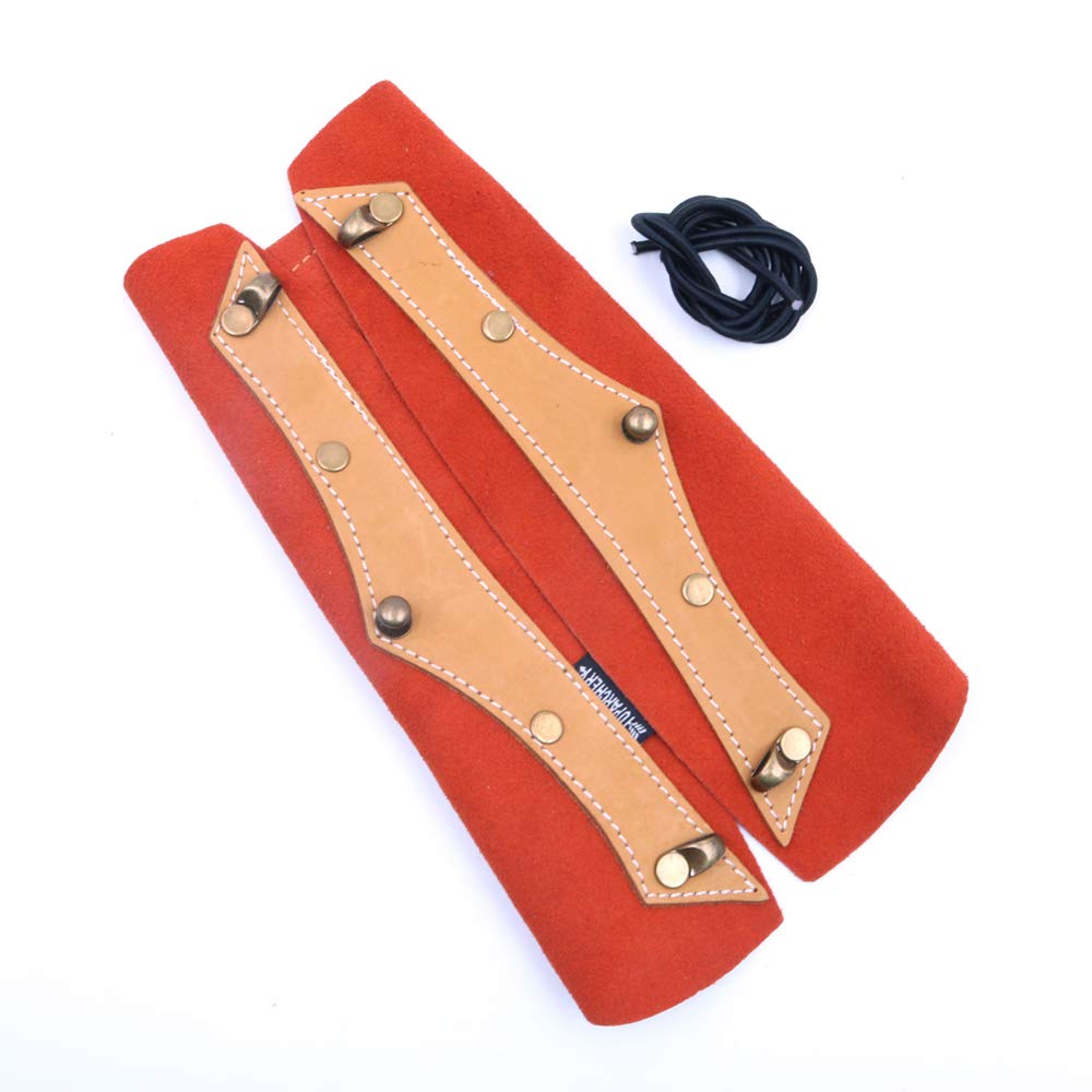 Namvo Archery Arm Guard, Leather Arm Guard Protector Brace for Target Hunting Shooting Arrow Bow, Archery Protective Gear