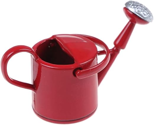 AOWA 1/12 Metall Gießkanne Garten Miniatur Dekoration für Kinder Kinder ...