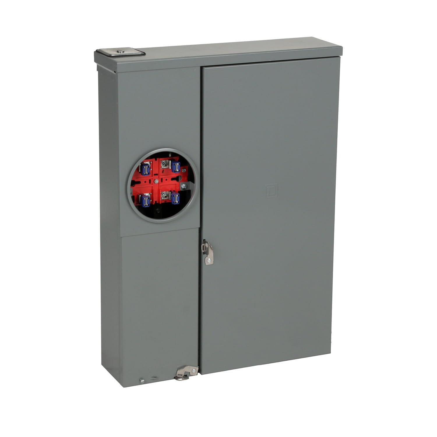 Photo 1 of *HEAVY* Square D - SC816F200PS Homeline 200 Amp 8-Space 16-Circuit Outdoor Surface Mount Solar-Ready Combination Meter Socket and Main Breaker Load Center