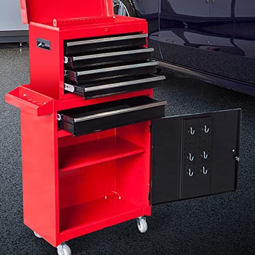 TCE Torin Rolling Garage Organizer Detachable 4 Drawer Tool