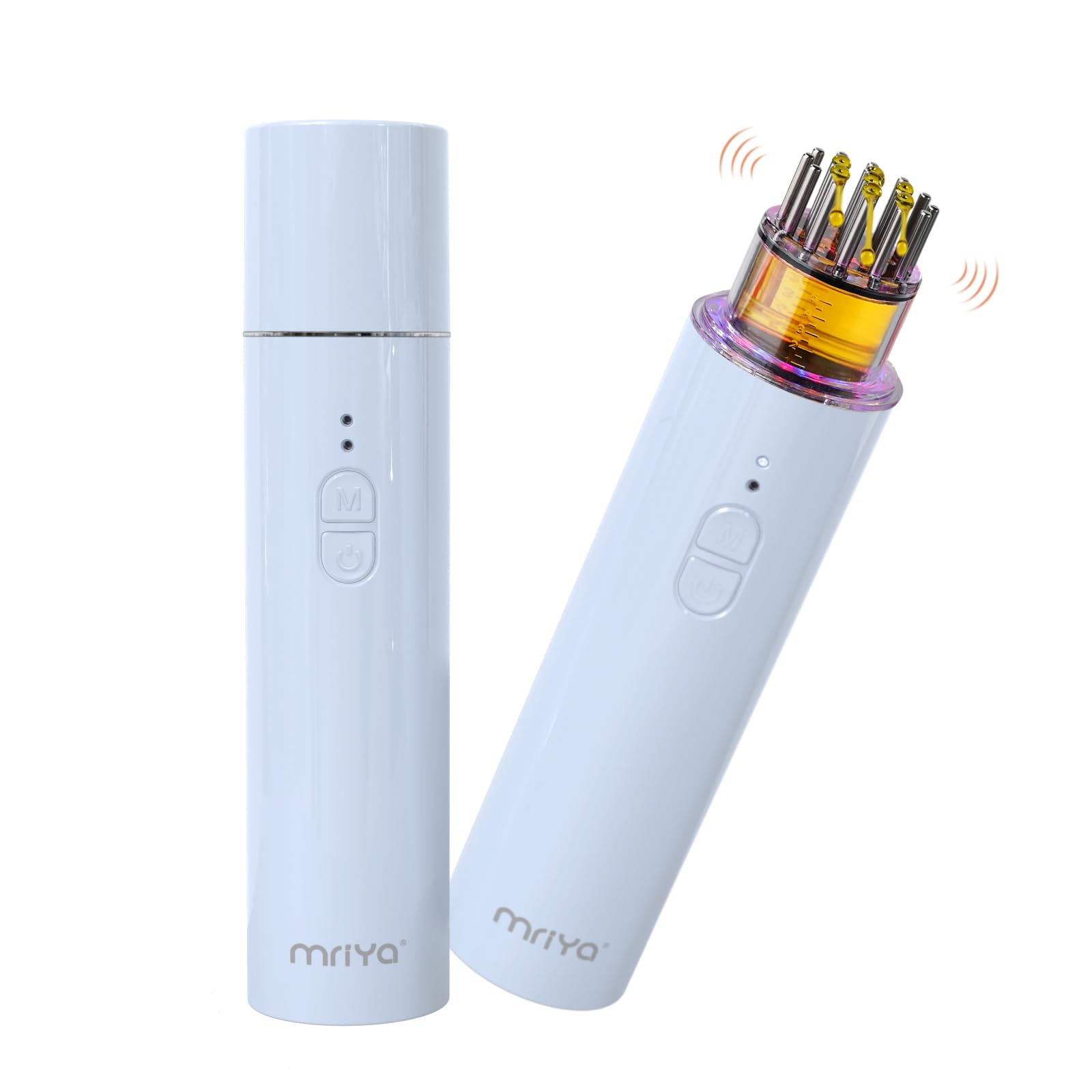 Photo 1 of Electric Hair Oil Applicator, 2 in 1 Scalp Massager Hair Oiling Applicator, Multifunctional Automatic Oil Dispenser Scalp Brush for All Essential