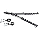 Blue Ox BX7380 Alpha II Tow Bar 2" Receiver | Towing Up to 6,500 lbs | Safety Cables Included | Self-Aligning with 3-Axis Swi