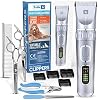 Dog Clippers Professional Dog Grooming Clipper Low Noise Rechargeable Cordless Pet Clippers for Dogs Cats Pets Silent…