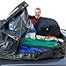 INDUXPERT Car Roof Bag 18.5 Cubic Feet | 100% Waterproof Rooftop Cargo Carrier | Install Securely with/without Roof Racks | Dual Seam | Heavy Duty Wide Straps | Carrier Bag Included | Lightweight