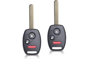 MechanMagic 2PCS Key Fob Remote Replacement Fits Honda CR-V 2007 2008 2009 2010-2013/CR-Z 2011- 2014 2015/Fit/Insight/Accord Coupe/Crosstour MLBHLIK-1T Keyless Entry Remote Control 35111-SWA-306